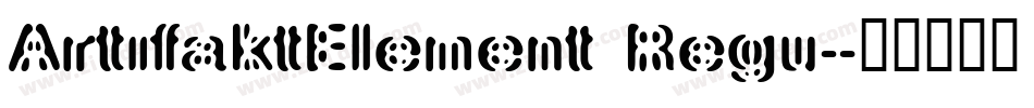 ArtifaktElement Regu字体转换